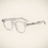 Fylmer Retro Acetate Glasses Frame Oval Frames Southood Clear